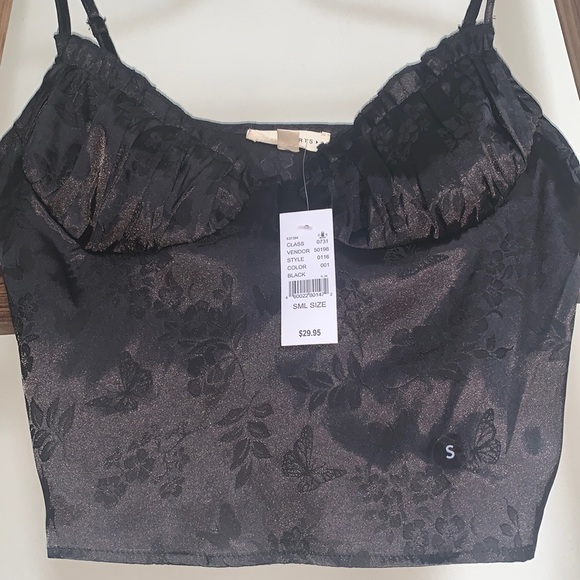 🆕 NWT LA HEARTS PacSun Bustier Jacquard Tank Top - Picture 4 of 7